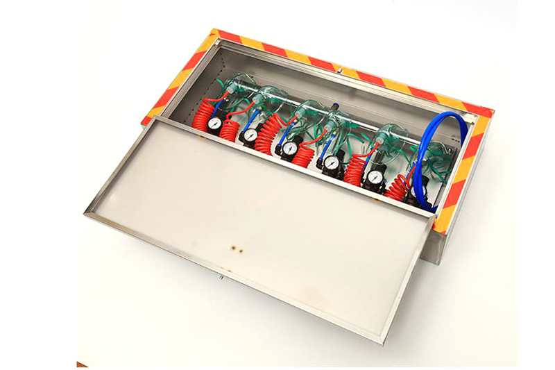 礦井壓風供水自救裝置